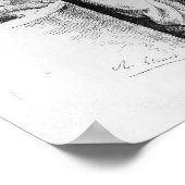 Gustave Flaubert Dissecting Madame Bovary Poster (Ecke)