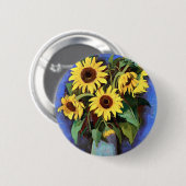 Gustave Loiseau Sonnenblumen Schöne Bilder Sunfl Button (Vorne & Hinten)
