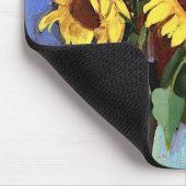 Gustave Loiseau Sonnenblumen Schöne Bilder Sunfl Mousepad (Ecke)