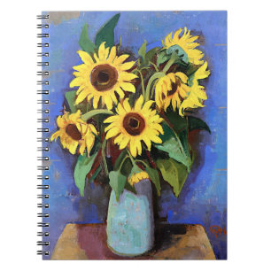 Gustave Loiseau Sonnenblumen Schöne Bilder Sunfl Notizblock