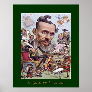Gustave Mesureur ~ Gründete Krankenschule ~Moloch Poster