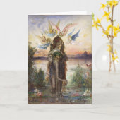Gustave Moreau-Kunst Karte (Gelbe Blume)