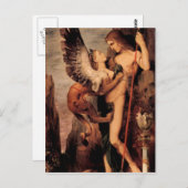 Gustave Moreau - Ödipus und die Sphinx Postkarte (Vorne/Hinten)