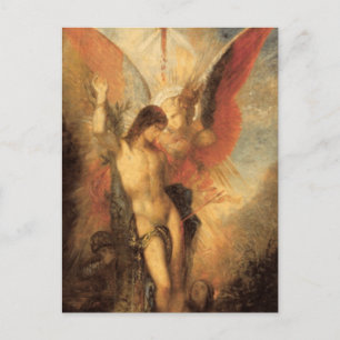 Gustave Moreau - Saint Sebastian und Angel GC Postkarte