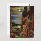 Gustave Moreau-St. Cecilia Postkarte (Vorne/Hinten)