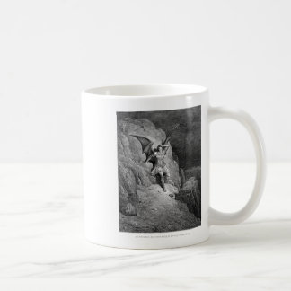 Gustave während des Sturzes des Satan Paradies ver Kaffeetasse
