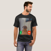 Gustavo The Dog Is Calling Funny Meme Gen Z Alpha T-Shirt (Vorne ganz)