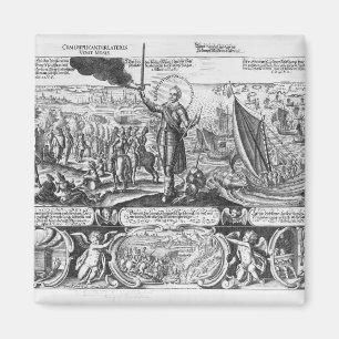Gustavus Adolphus landet 1630 in Stralsund Magnet