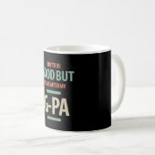 Gut aber G-Pa | Großvatergeschenk Kaffeetasse (VorderseiteRechts)