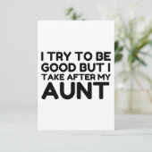 GUT, ABER NACH MEINER MENGE NEHME ICH DANKESKARTE (Stehend Vorderseite)