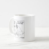 Gut, aber nicht Deutsche Doggen Kaffeetasse (Vorderseite Links)