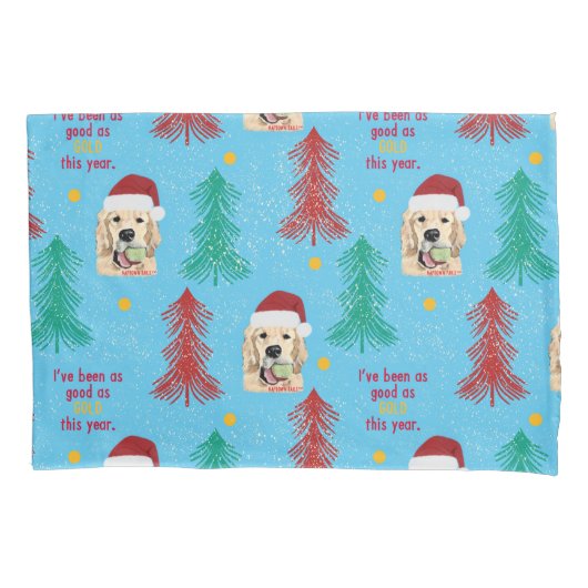 Gut als Gold Dieses Jahr Weihnachts-Pillowcase-Set Kissenbezug (Vorderseite-Links)