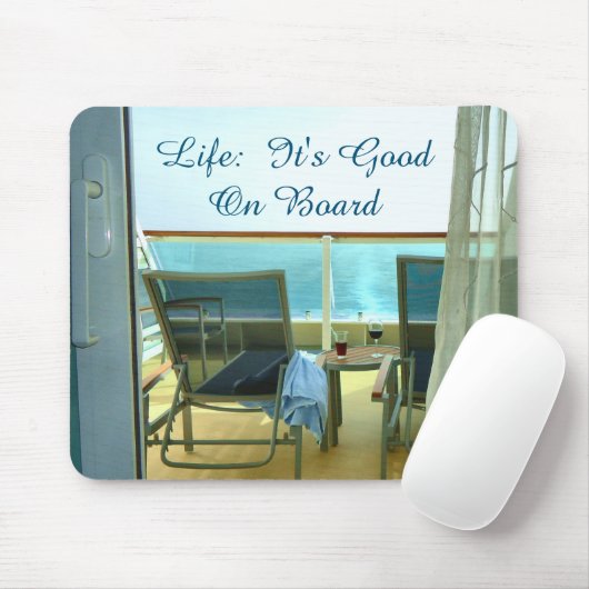 Gut an Bord Mousepad (Mit Mouse)