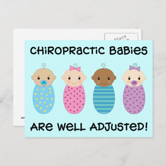 Gut angepasste Babys Postkarten (Vorne/Hinten)