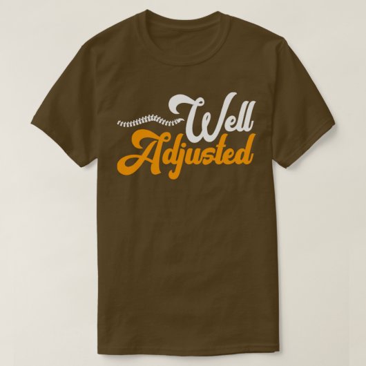 Gut angepasster Chiropraktor T-Shirt (Design vorne)