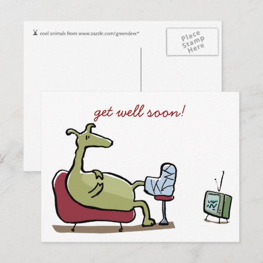 gut anpassbar postkarte (Vorne/Hinten)