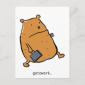 gut arbeiten. postkarte (Vorderseite)