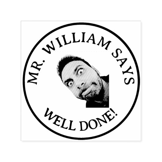 Gut ausgebildetes Foto Permastempel (Design)