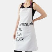 Gut aussehend und in der Lage, die gesamte Print-S Schürze (InSitu)