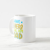 gut aussehend wie ein Vater Kaffeetasse (Vorderseite Links)