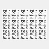 Gut Bab! Lass's Wrap! Set 3 Geschenkpapier Set (Vorderseite 2)