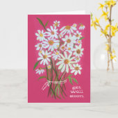 GUT BALD Daisy Bouquet Passen Sie es! Karte (Gelbe Blume)