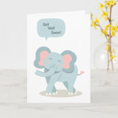 Gut bald geklappte Grußkarte Karte (Gelbe Blume)