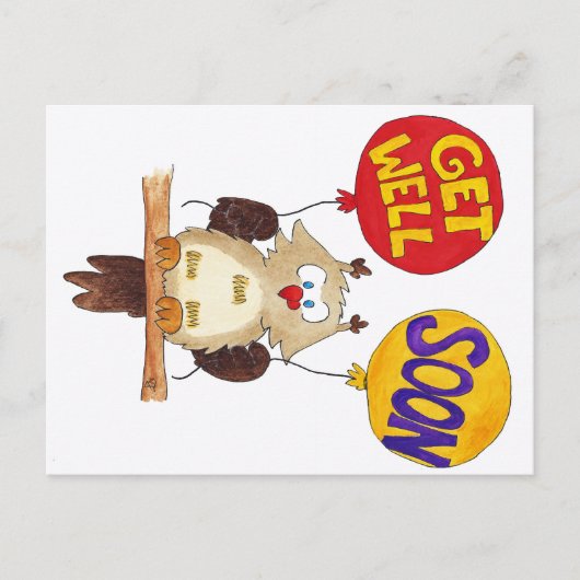 GUT BALD Postkarte von Nicole Janes (Vorderseite)