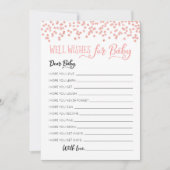 Gut bearbeitbare Wünsche für Baby Dusche Party Car Einladung (Vorderseite)