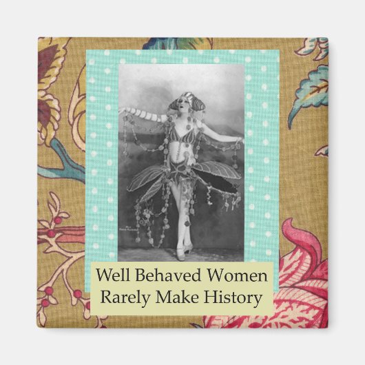 Gut Behaarte Frauen Funny Magnet (Vorne)