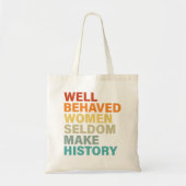 Gut Behaarte Frauen machen selten Geschichte - lus Tragetasche (Vorne)