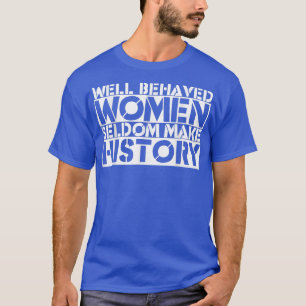 Gut Behaarte Frauen machen selten T-Shirt des Gesc