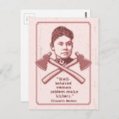 Gut Behaved Lizzie 417 Postkarte (Vorne/Hinten)