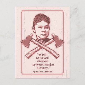 Gut Behaved Lizzie 417 Postkarte