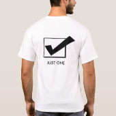 Gut bei einer Sache T-Shirt (Rückseite)