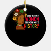 Gut beneidete Frauen machen selten einen Monat der Keramik Ornament (Hinten)