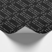 Gut benommen Frauen Geschenkpapier (Ecke)