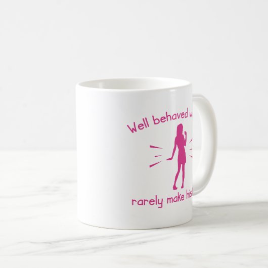 Gut benommen Frauen Kaffeetasse (VorderseiteRechts)