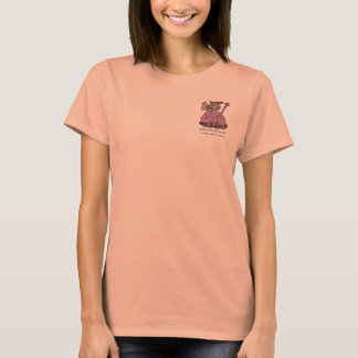 Gut benommen Frauen machen selten Geschichte, rosa T-Shirt