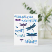 Gut benommen Libellen Postkarte (Stehend Vorderseite)