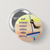 Gut benommene Frauen Button (Vorne & Hinten)