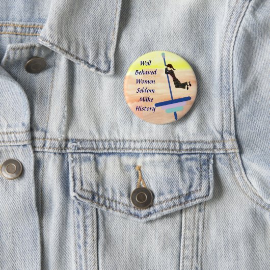 Gut benommene Frauen Button (Beispiel)