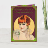Gut benommene Frauen Karte (Vorderseite)