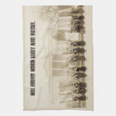 Gut benommene Frauen machen selten Geschichte… Küchentuch (Vertikal)