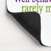 Gut benommene Frauen Mousepad (Ecke)