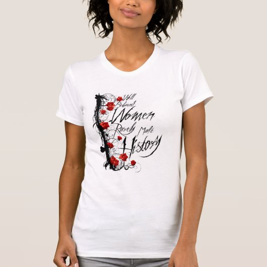 Gut benommene Frauen stellen selten T-Shirt (Vorderseite)