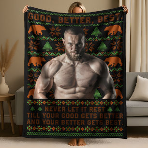 Gut Besser Am besten Hässliche Weihnachts-Fotos an Fleecedecke