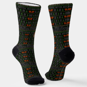 Gut Besser Am Besten Hässliche Weihnachtskostümfot Socken