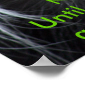 Gut, besser, am Besten, Lass es nie Erholung! Poster (Ecke)