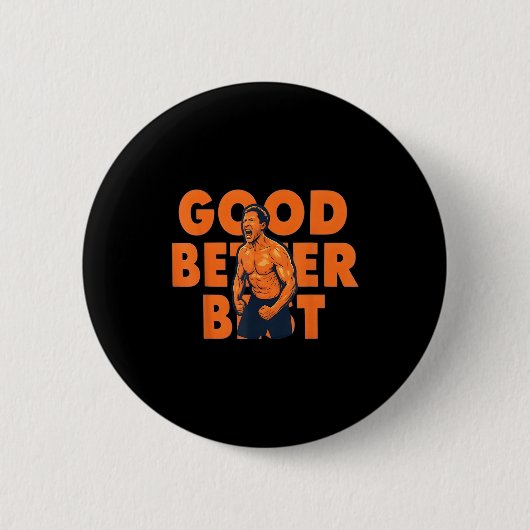 Gut Besser Ben Johnson Button (Vorderseite)